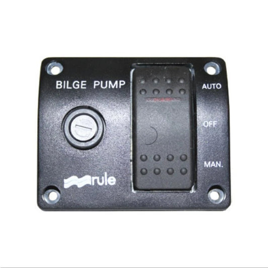 Bilge Pump 3-Way Rocker Switch Panel for 12V Systems, Manual/Auto