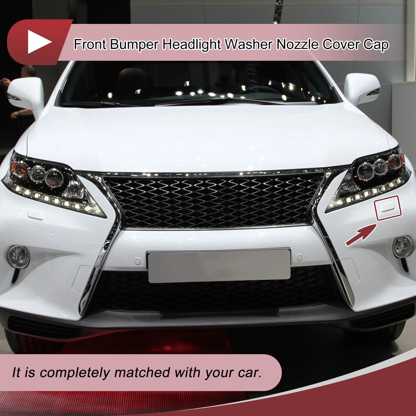 Front Right Headlight Washer Nozzle Cover for Lexus RX350 (2013-2015)