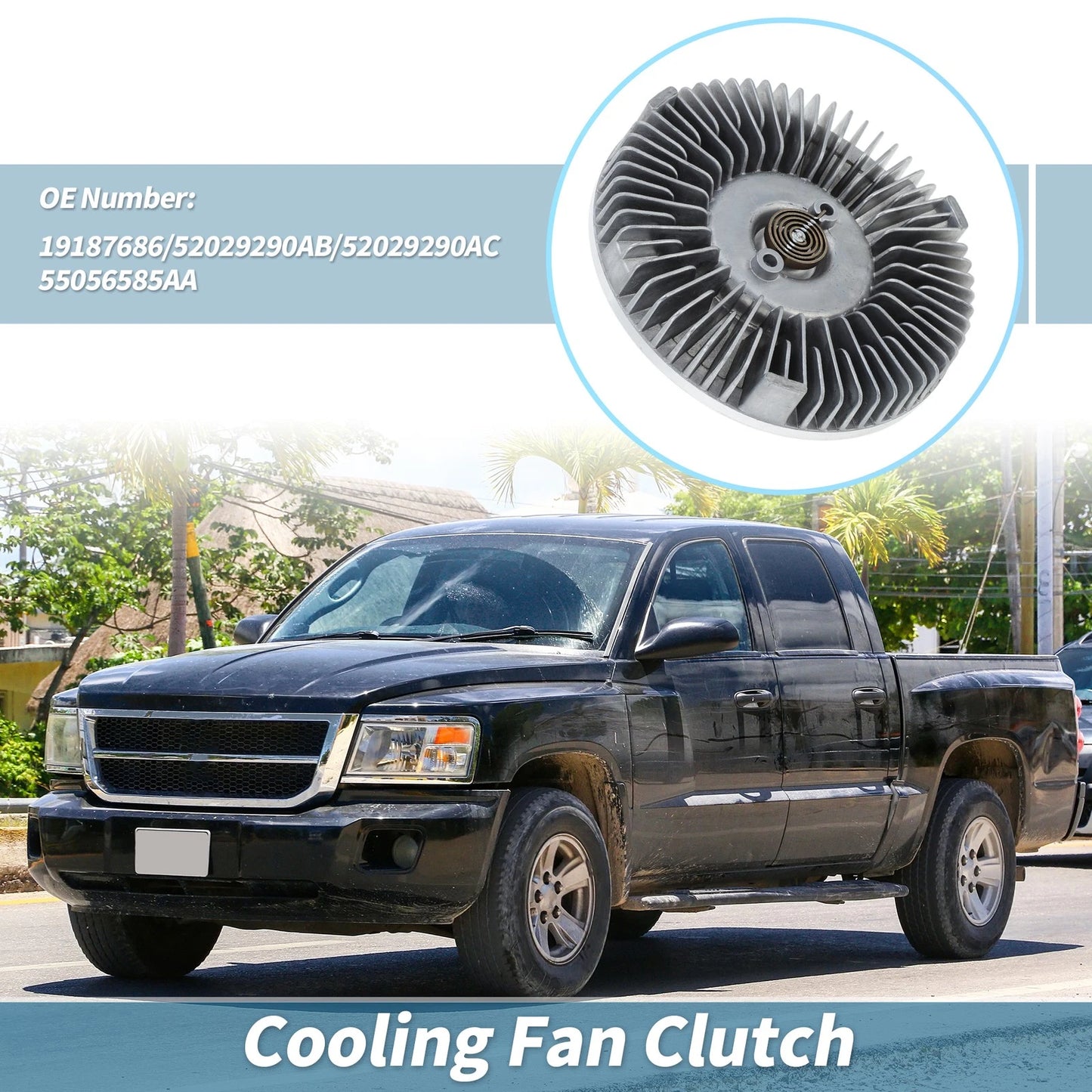 Cooling Fan Clutch for Dodge Dakota / Ram Dakota (2005 - 2010)