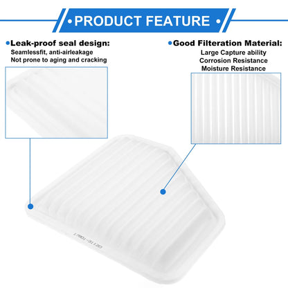 Engine Air Filter for Toyota Camry 3.5L V6 (2007-2011) 1 Pcs
