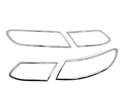 Chrome Taillights Trim Bezel Rim for Mercedes Benz E-Class C238 (2017-2020)