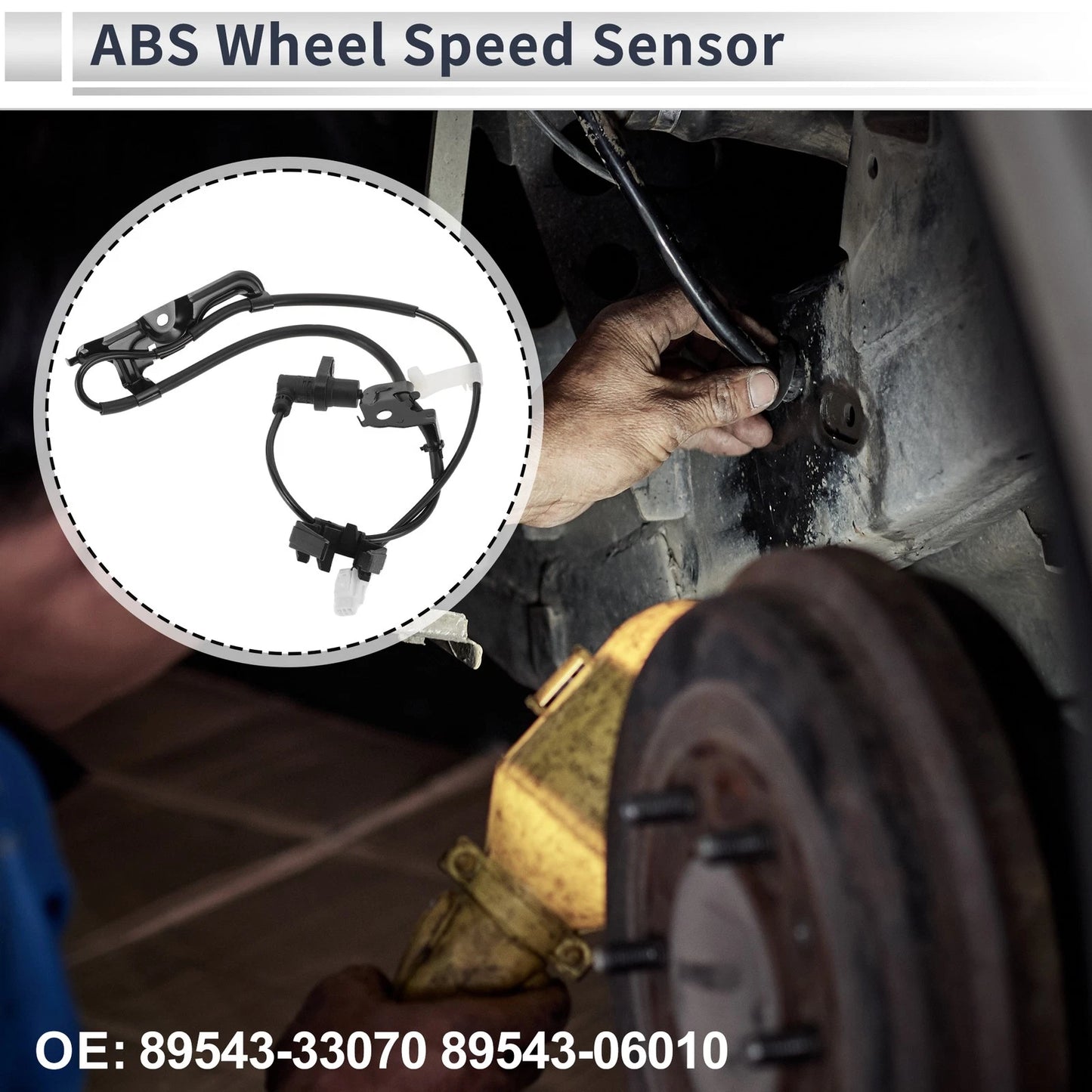 ABS Wheel Speed Sensor 1 Pc Front Left for Toyota Camry (2002–2006)