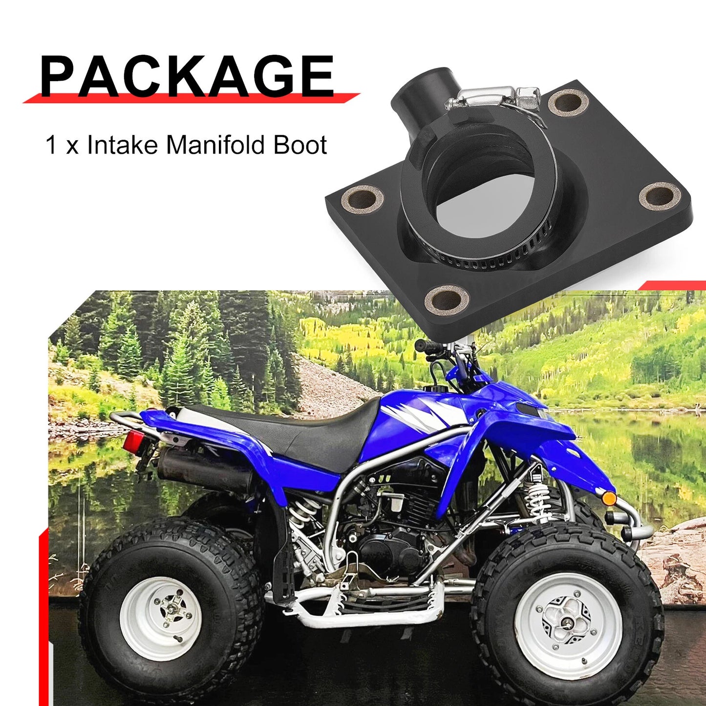 Intake Manifold Boot for Yamaha Blaster 200 YFS200 (1988-2006)
