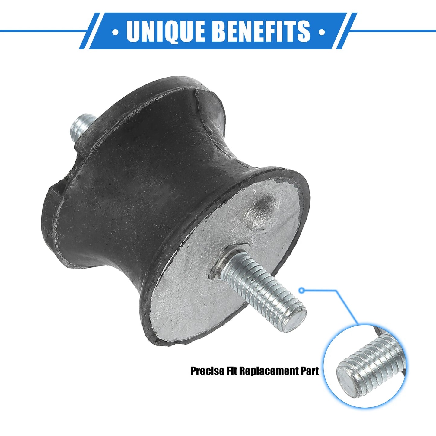 2 x Automatic Transmission Mounts for BMW 325is (1992-1995) Rubber Black