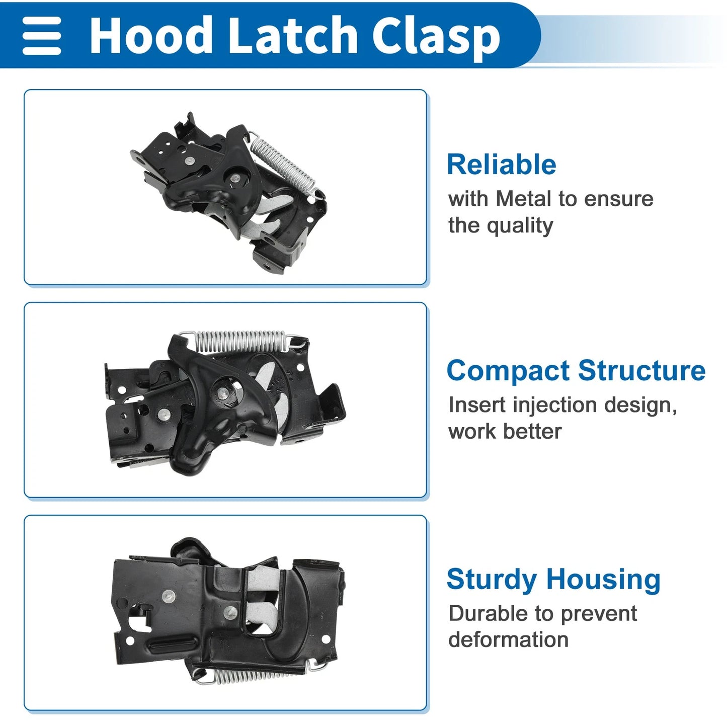 Hood Latch Assembly for BMW X1 (2013-2023) - Engine Lock Release 1 x Piece
