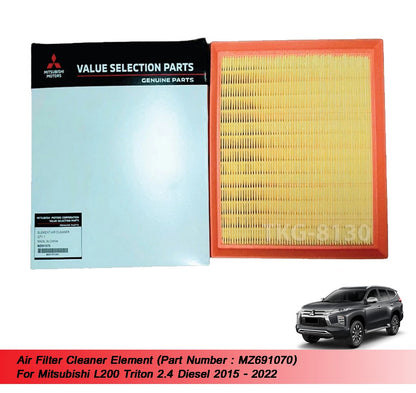 Air Filter Cleaner for Mitsubishi L200 Triton 2.4 Diesel (2015-2022)