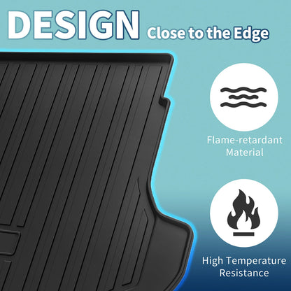 Flat Face Cargo Liner Rear Trunk Mat for Honda CR-V (2007-2011) 1 x TPE