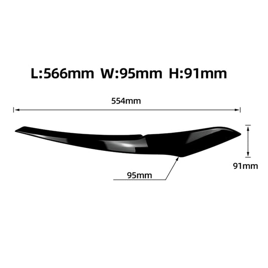 2 x Headlight Eyebrow Trim for BMW 1 Series F20 F21 (2011-2014)