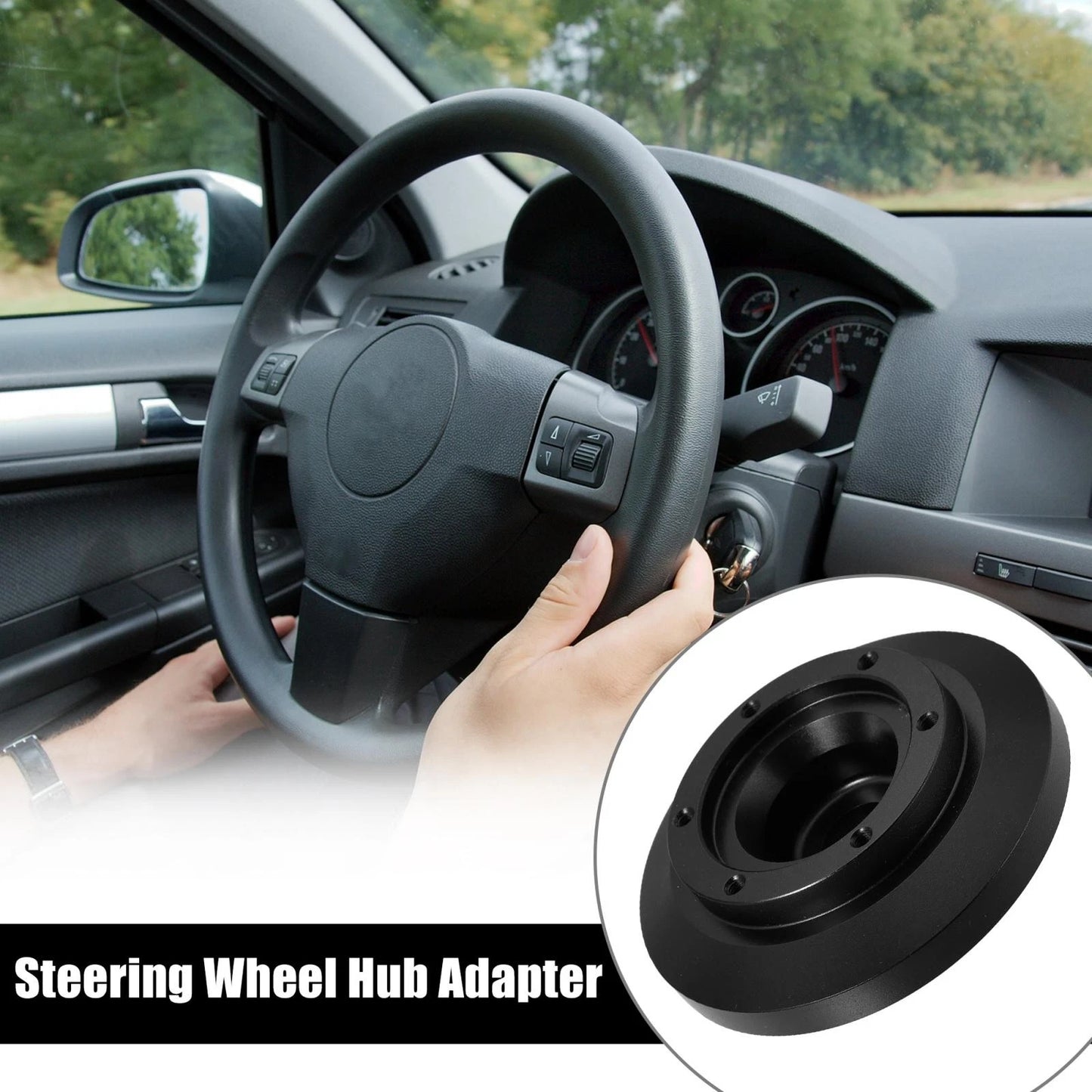 6 Hole Hub Adapter Black for BMW M3 Z4 E90 Mini Cooper