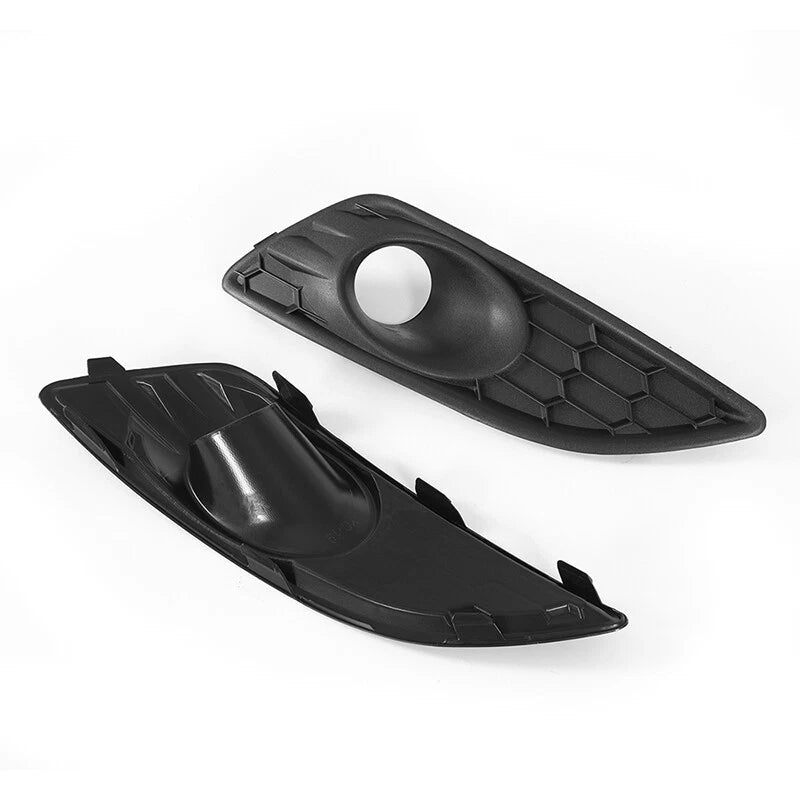 Gloss Black Honeycomb Fog Light Covers for Ford Fiesta Mk7 Zetec (2013-2017)