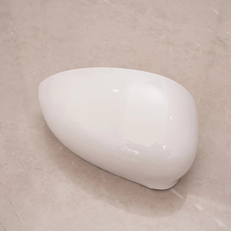 White Side Door Wing Mirror Cover Caps for Fiat 500 (2007-2023)