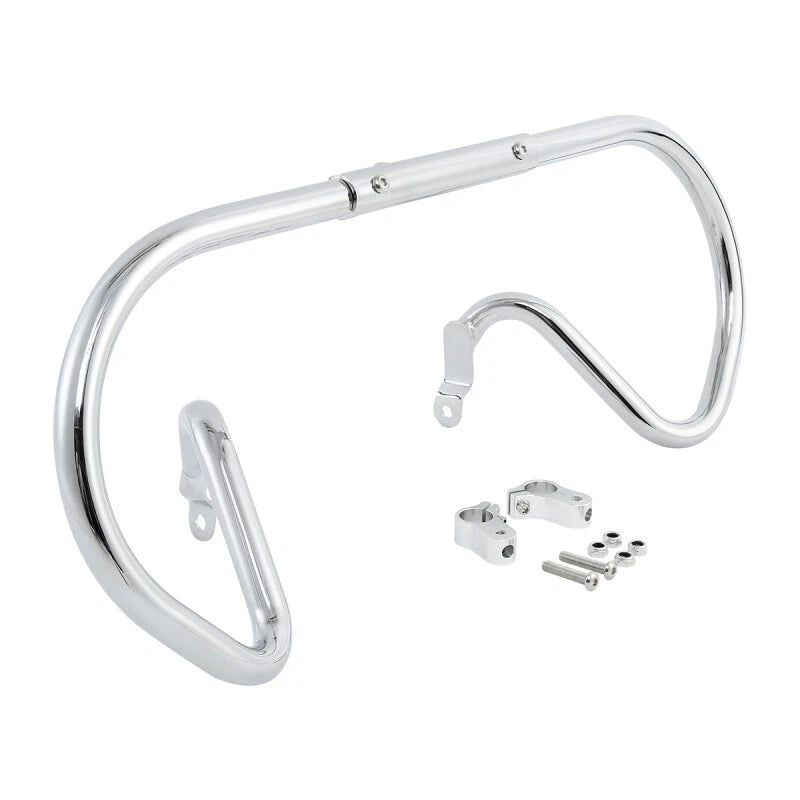 Engine Guards Crash Bar for Harley V-Rod Muscle VRSCA Chrome/Blk (2002-2017)