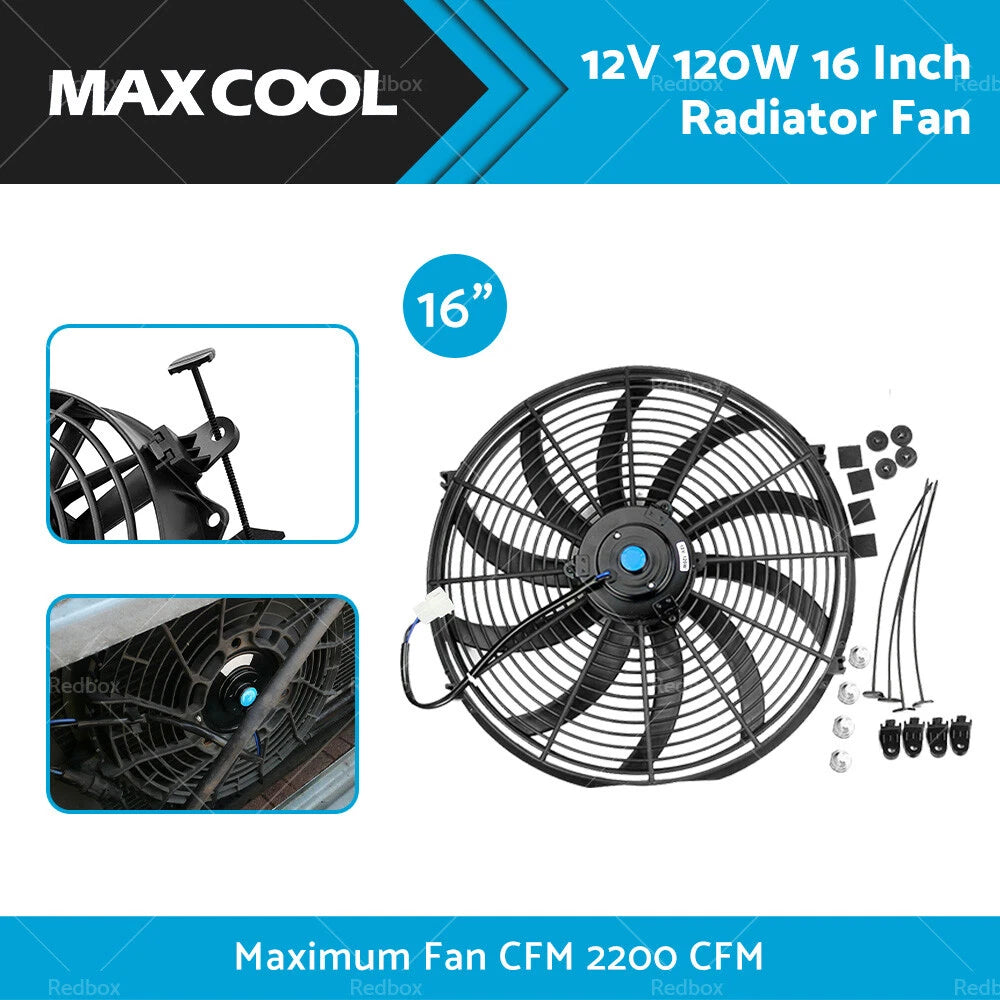 16" Electric Radiator Cooling Fan for Universal Cars