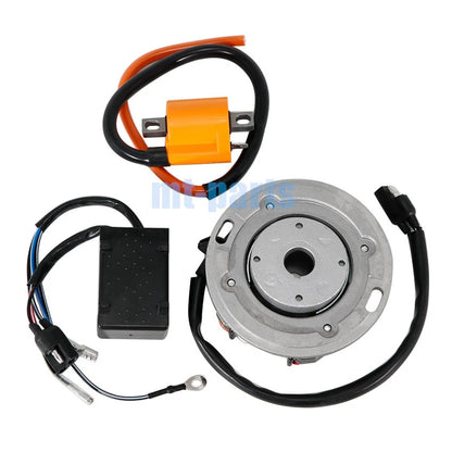 Stator Flywheel Rotor & CDI Ignition Coil Kit for Suzuki RM370/RM400 (76-80)