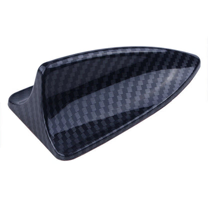 Universal Carbon Fiber Shark Fin Antenna Cover for Car Radio FM/AM Decor