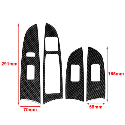 Carbon Fiber Window Lift Panel Switch Cover Trim for Lexus IS250 IS350 (2006-2013)