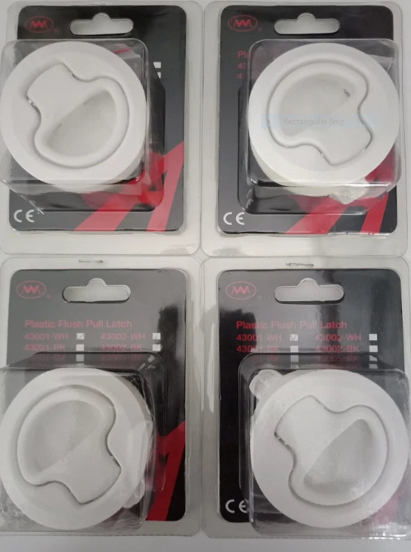 Flush Mount Pull Latch 62mm for Boat/Caravan/4WD, Suits up to 18mm Deep