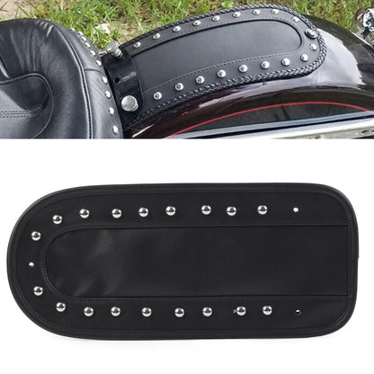 Rear Fender Bib Solo Seat for Harley Heritage Softail 2006-2017 Black PU Leather