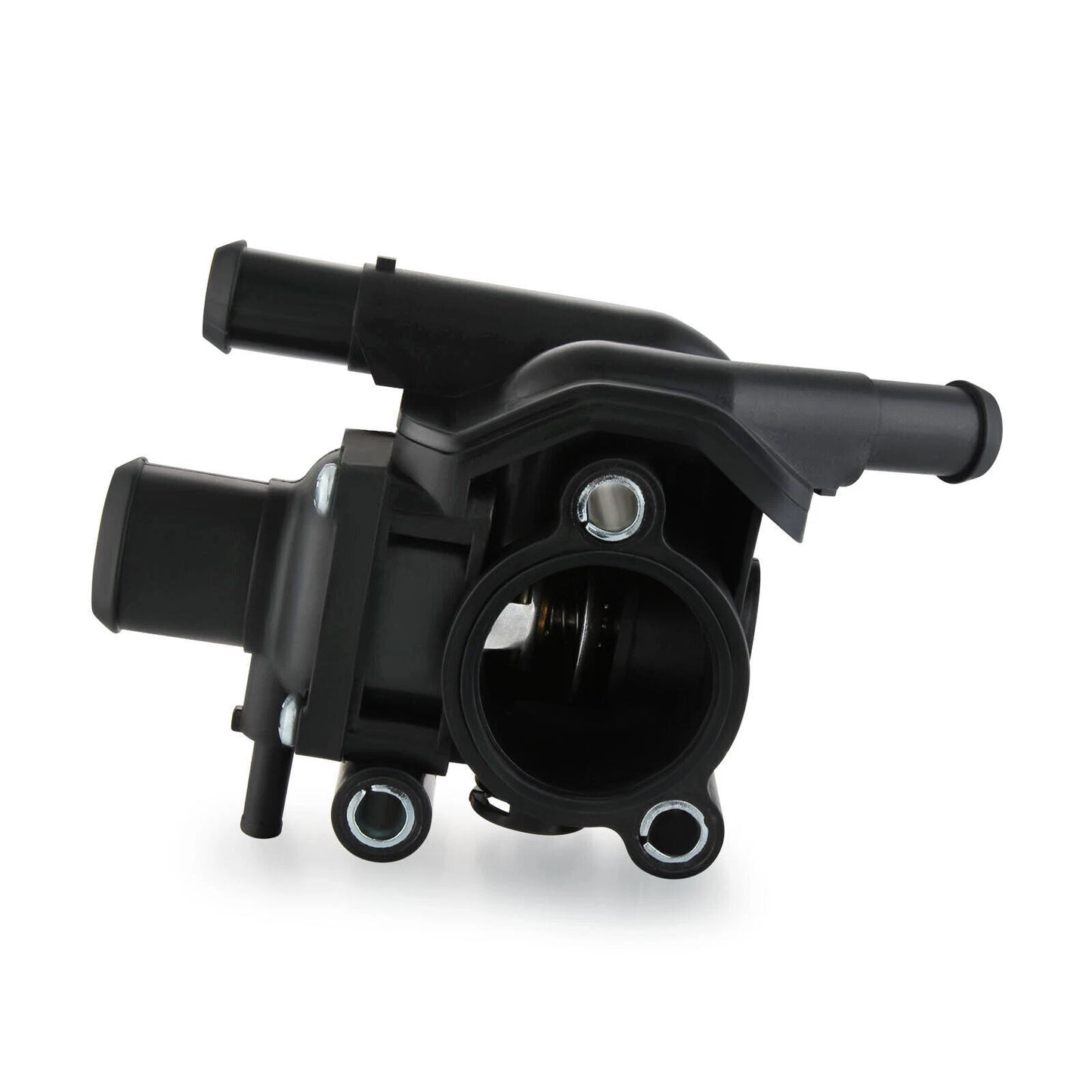 Black Thermostat Housing Assembly for Ford Focus, Escape, Mazda (2000-2012)