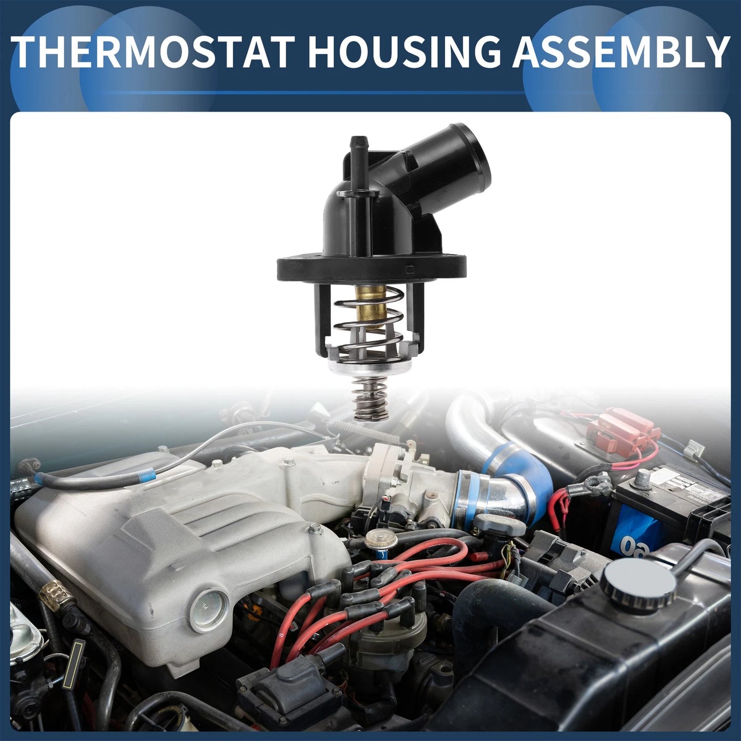 Engine Coolant Thermostat Housing Assembly for Chevrolet Corvette (2015-2019)