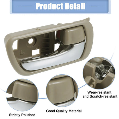 Beige Electroplate Inner Door Handle for Toyota Camry