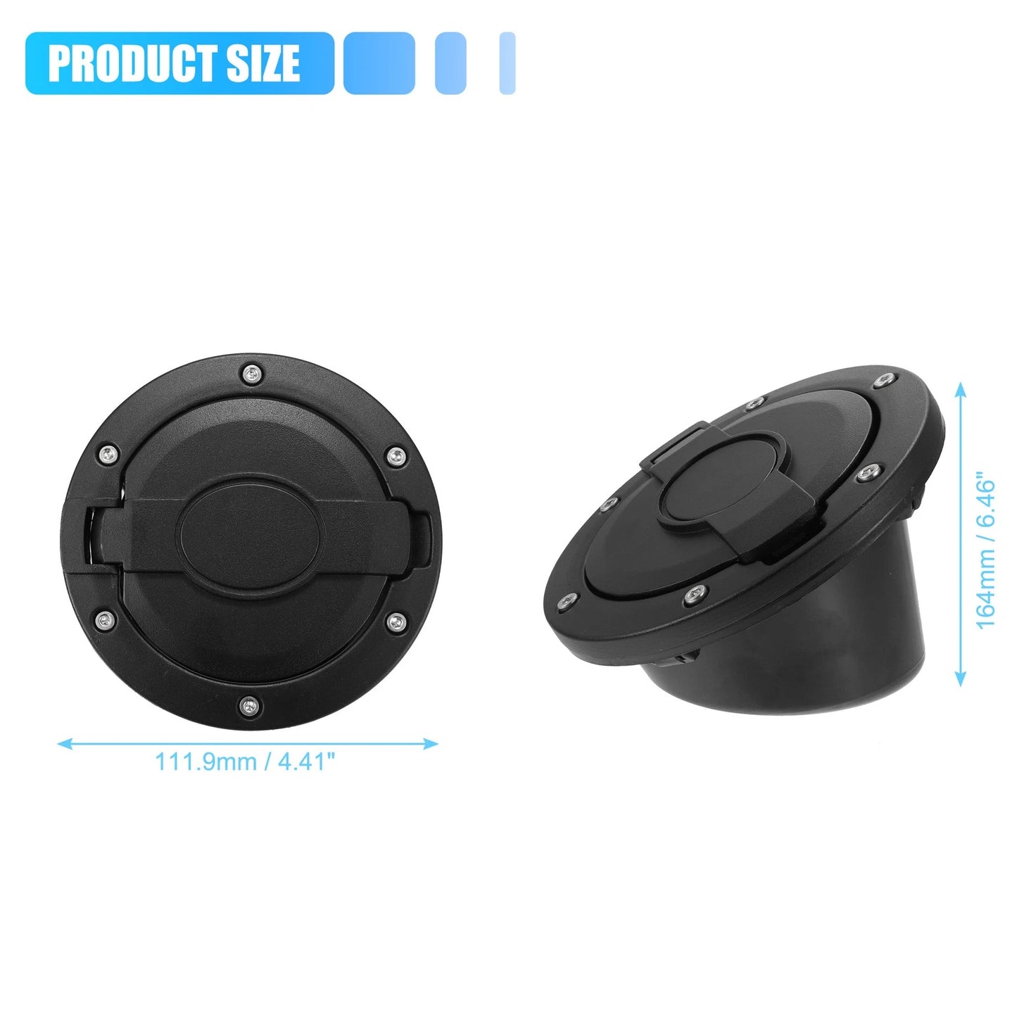 Gas Fuel Tank Cap for Jeep Wrangler JK Unlimited (2007-2018)