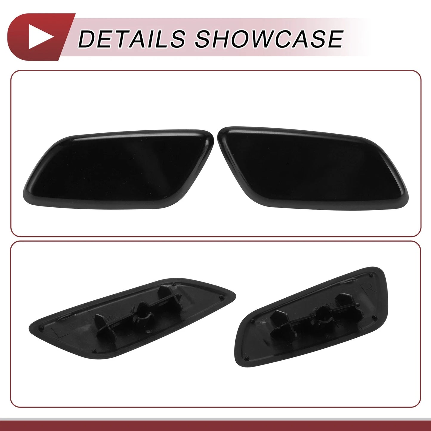 Front Bumper Headlight Washer Nozzle Cover for Toyota Aqua (2012-2020)