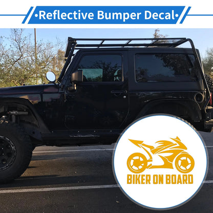 Reflective Bumper Decal for Motorcycle