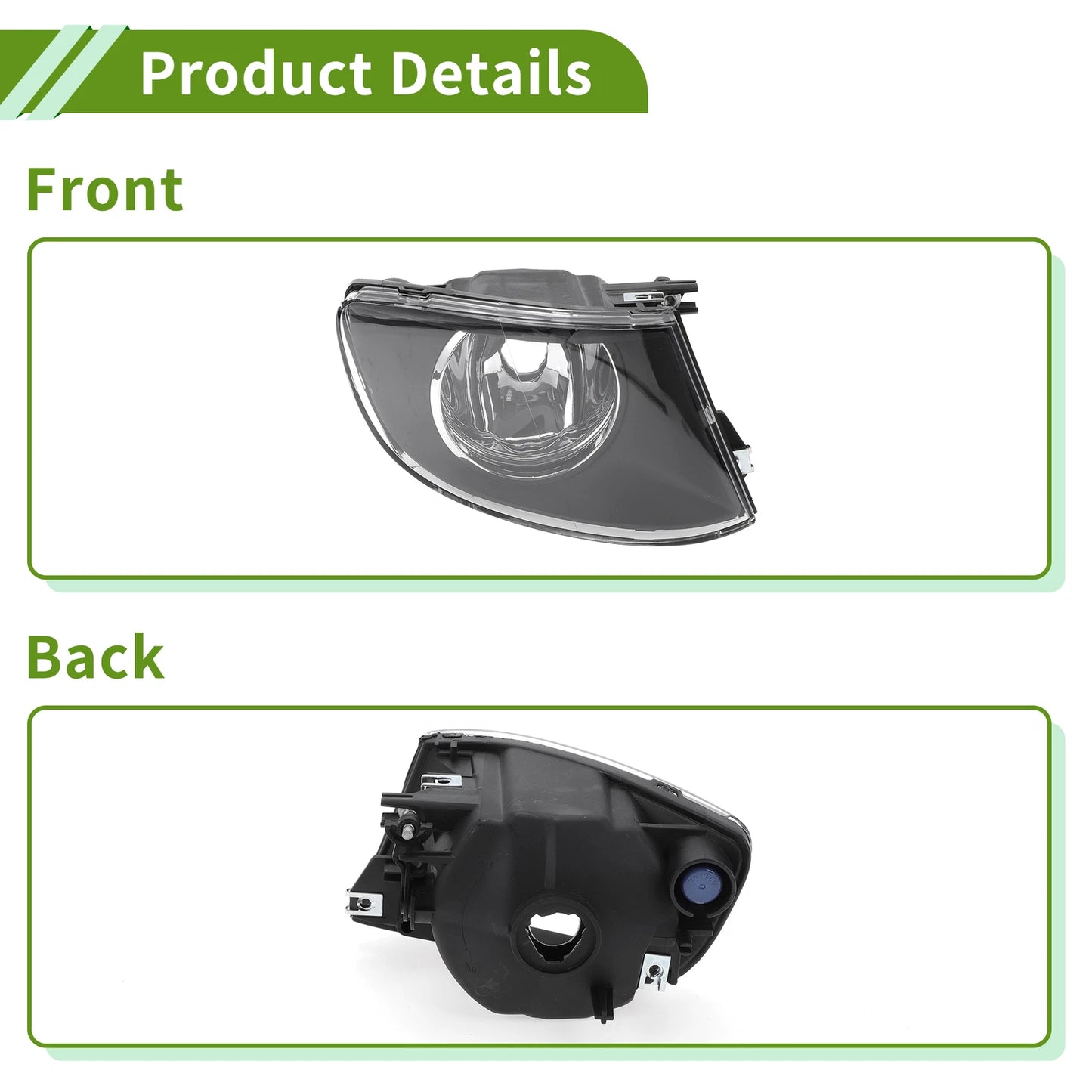 Right Fog Light Grill for BMW 3 Series (2007-2011)
