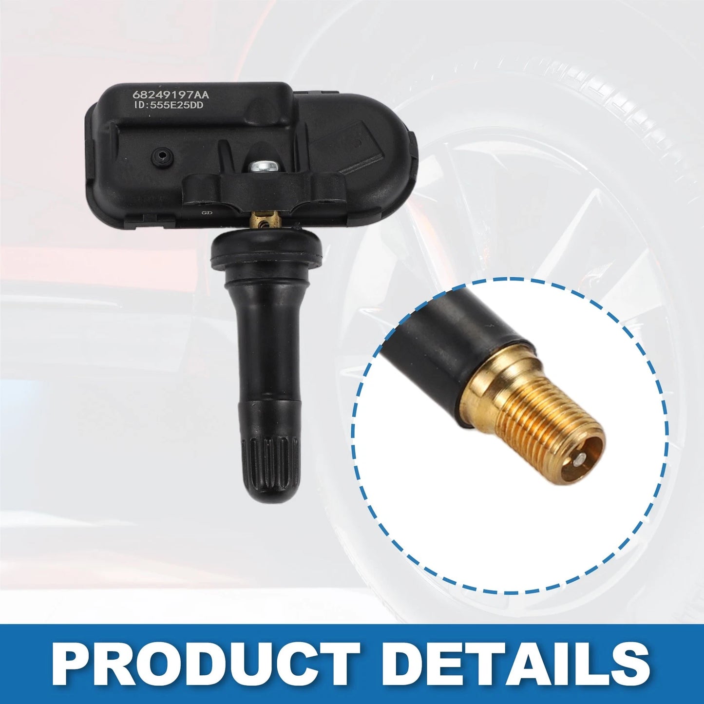 Tire Pressure Sensor 433MHz for Ram 2500 3500 (2014-2024) 1 x Pc