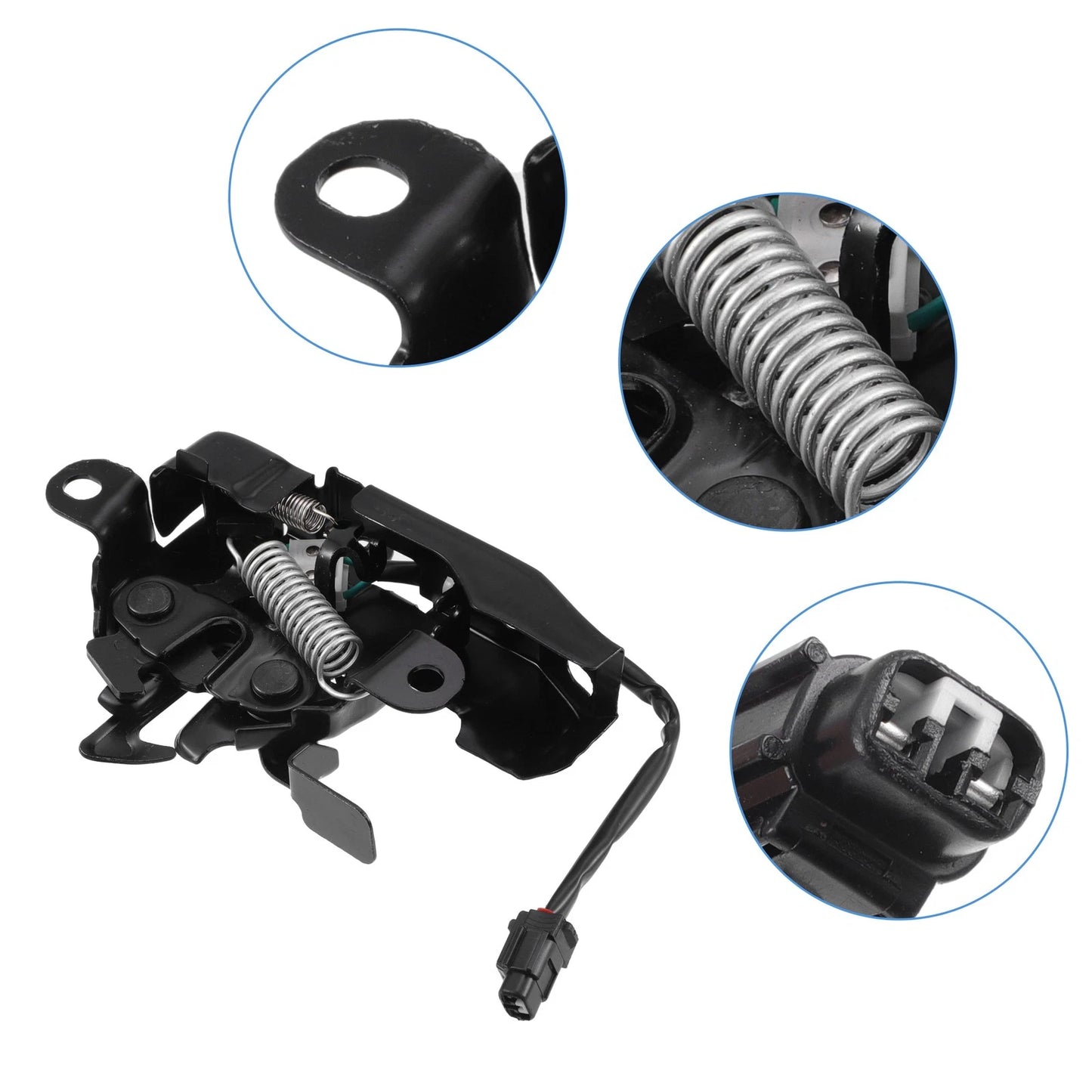 Bonnet Latch Lock Assembly for Toyota Highlander 2008-2010 Black
