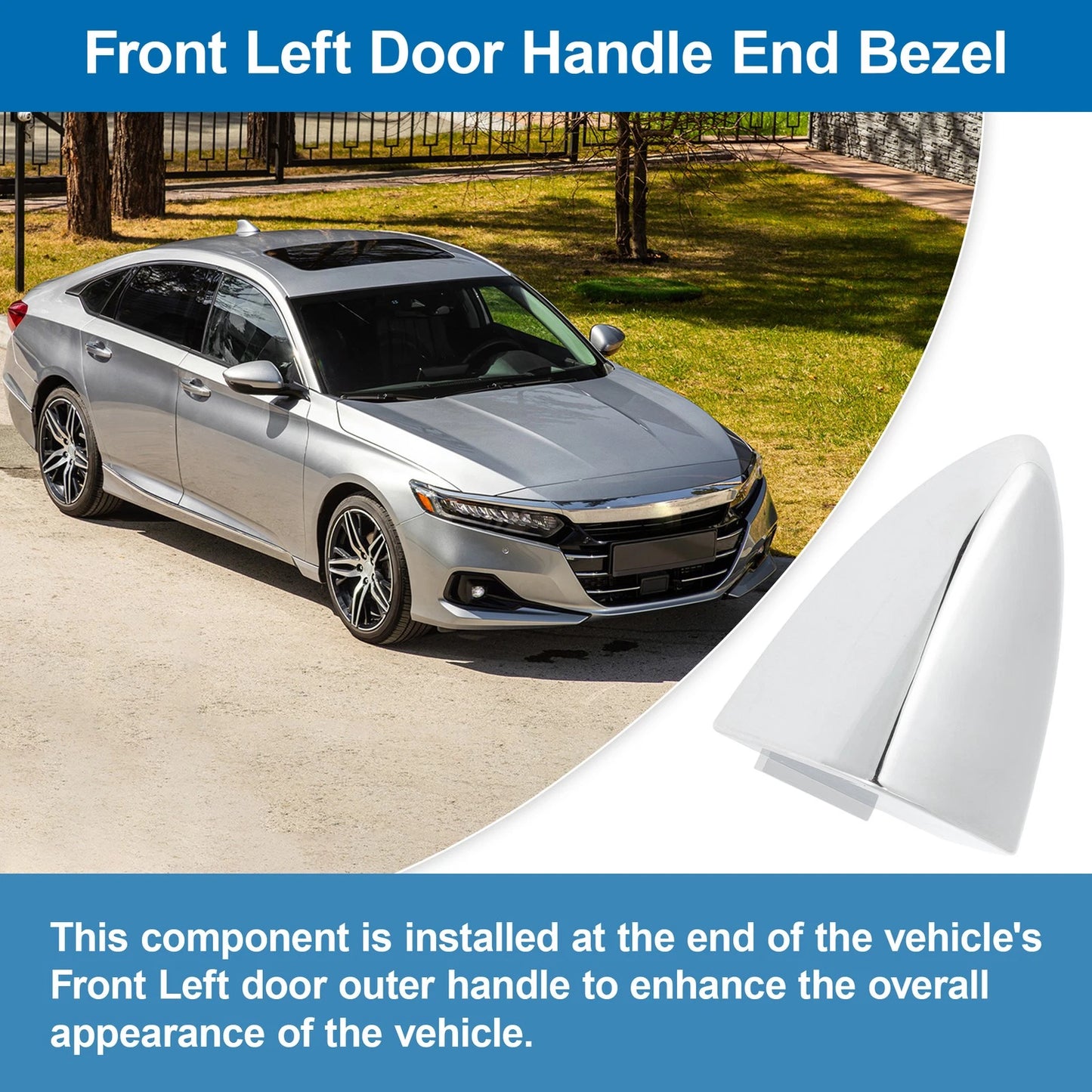 Right Side Door Handle End Bezel for Honda Accord (2013-2017)