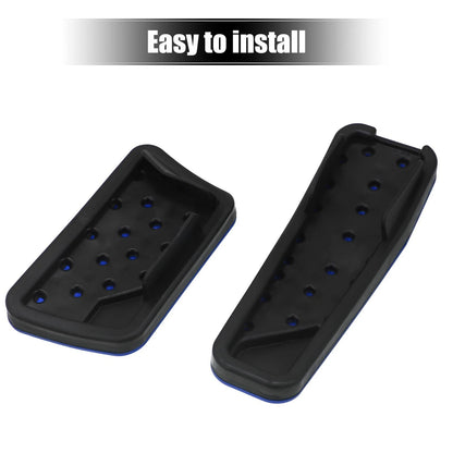 Anti Slip Brake & Gas Accelerator Pedal Cover Kit for Dodge/Chrysler Blue