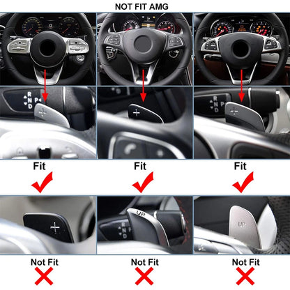 Steering Wheel Shifter Paddle Extensions for Mercedes-Benz A/B/C/E/S/G/V-Class
