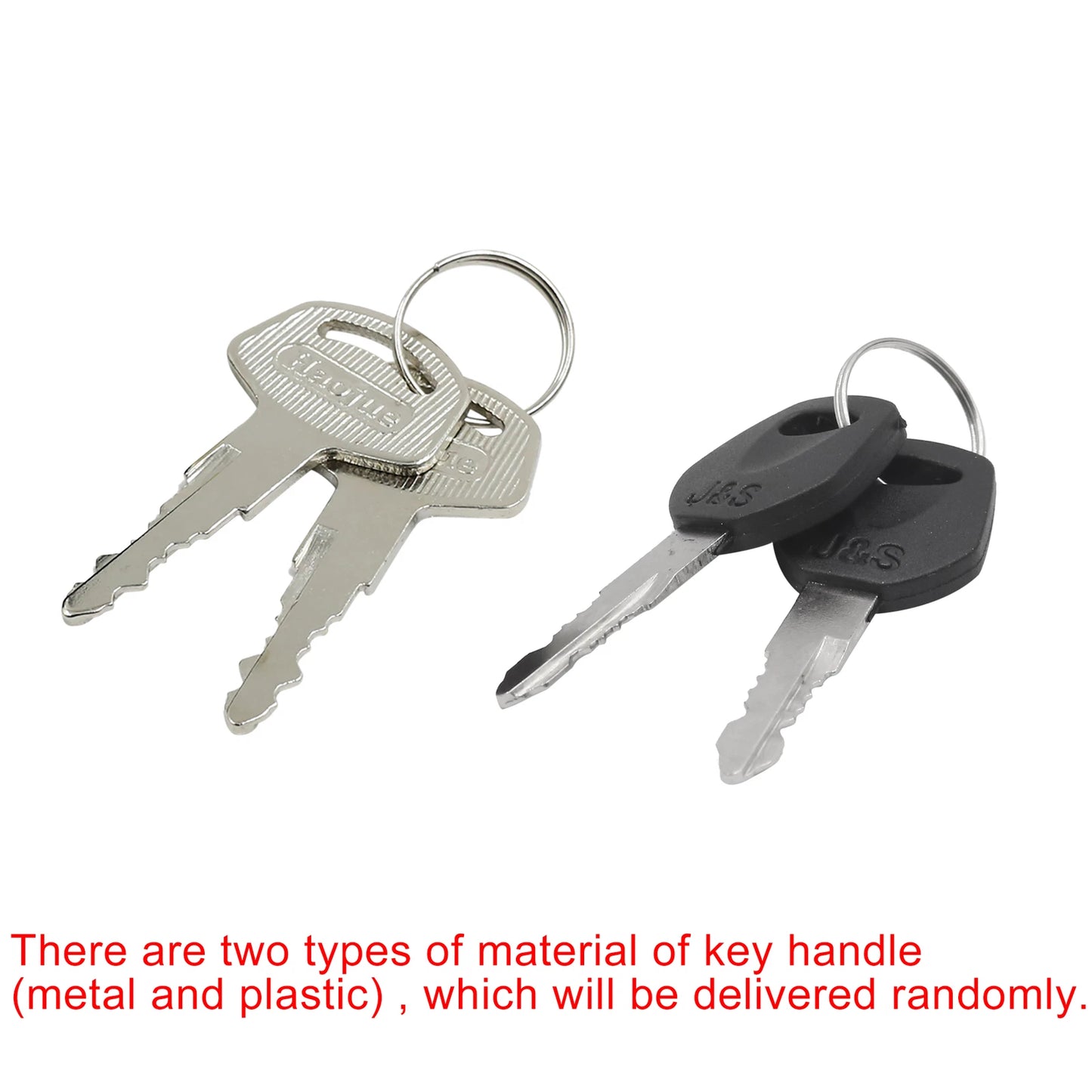 Stainless Steel Motorcycle Steering Lock w/ 2 Keys for Suzuki GN125
