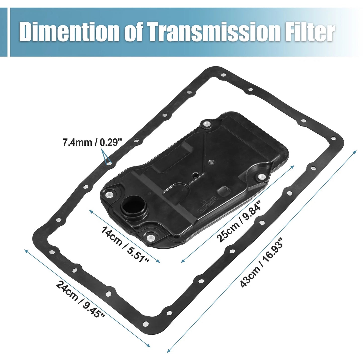 Transmission Filter Oil Pan Gasket Set for Lexus IS250 (2006-2013)