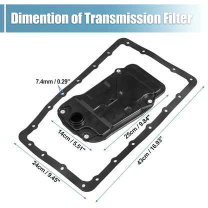 Transmission Filter Oil Pan Gasket Set for Lexus IS250 (2006-2013)