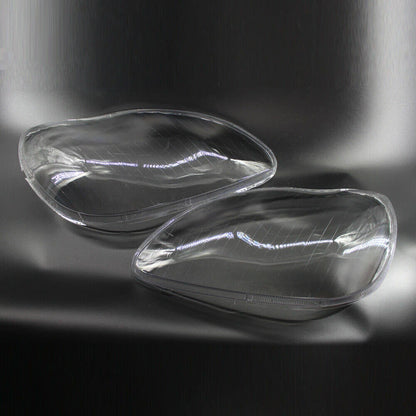 2 x Clear Headlight Lens Covers for 1998-2006 Mercedes-Benz W220 S-Class