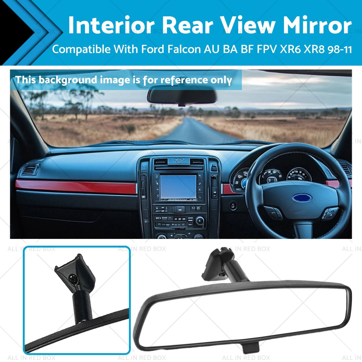 Ba Bf Rear View Mirror Rear View Mirror for Ford Falcon AU BA BF XR6 XR8 FPV (1998-2011 ...