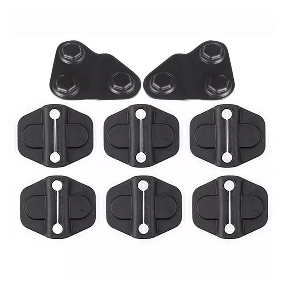 8x Door Lock Cover & Screw Protector Trim for Jeep Wrangler (2018-2024)