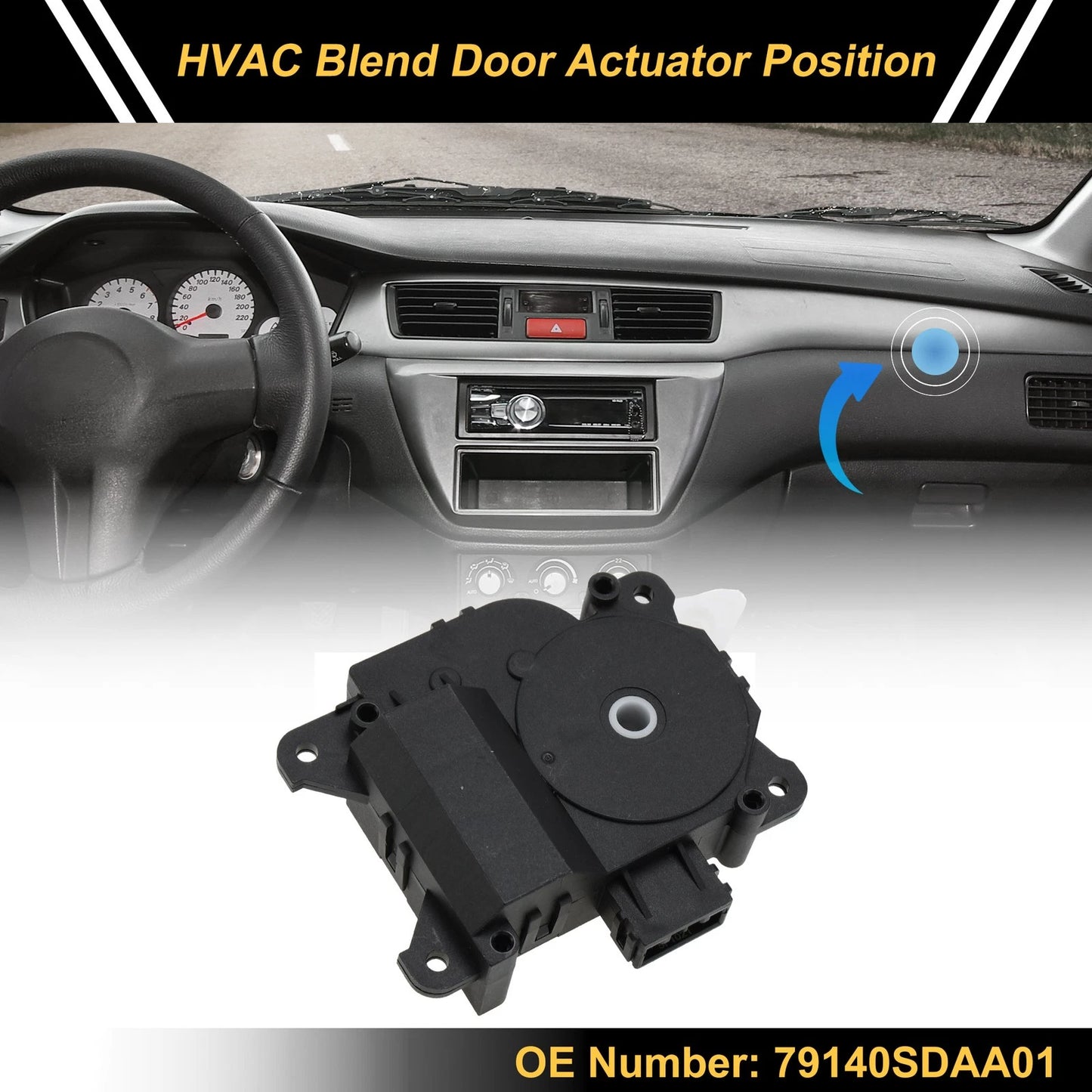 HVAC Heater Blend Door Actuator for Honda Accord (2003-2007)