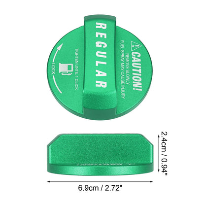 Fuel Tank Cap Cover Gas Fuel Tank Filler Cover for Toyota Green