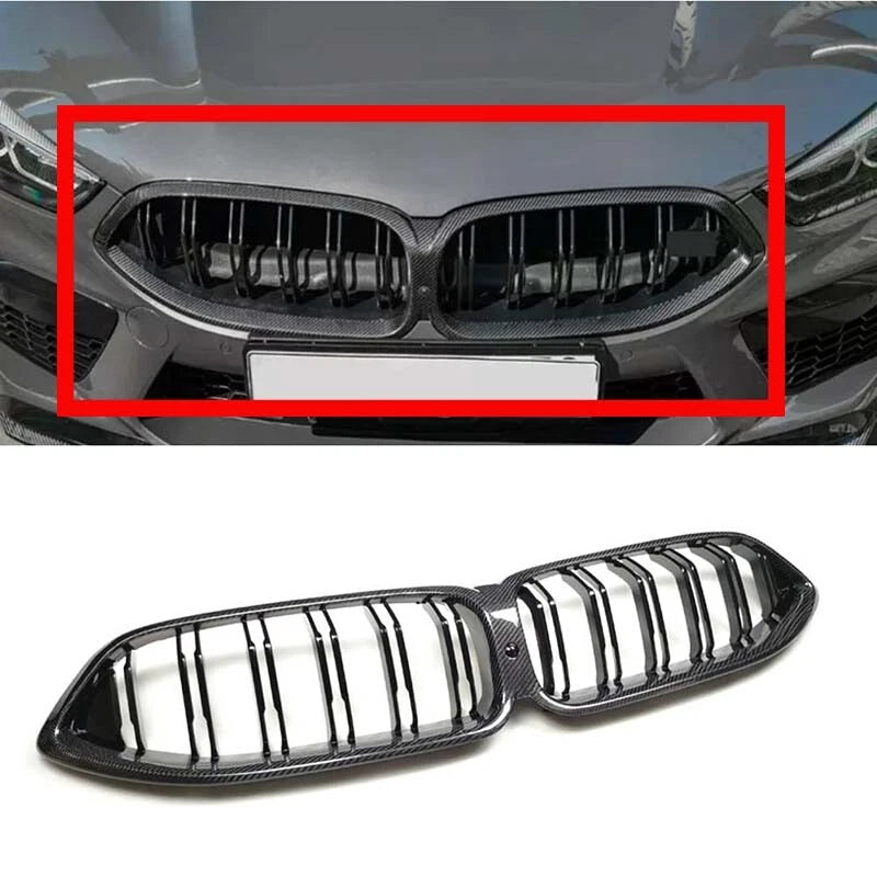 Carbon Fiber Front Grille Grill for BMW 8 Series G14 G15 G16 Pre-LCI 2019-2022