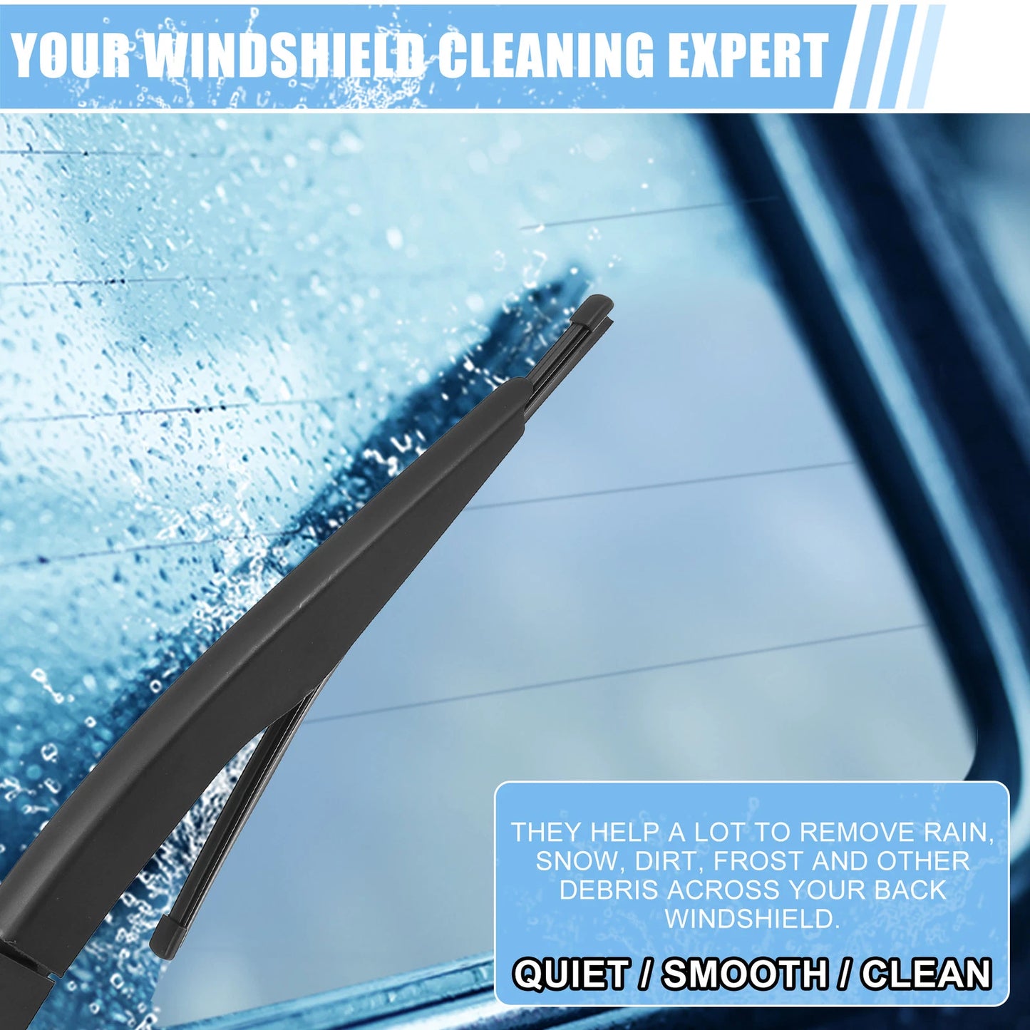 Rear Wiper Blade Arm Set for Ford Explorer (2011-2019)