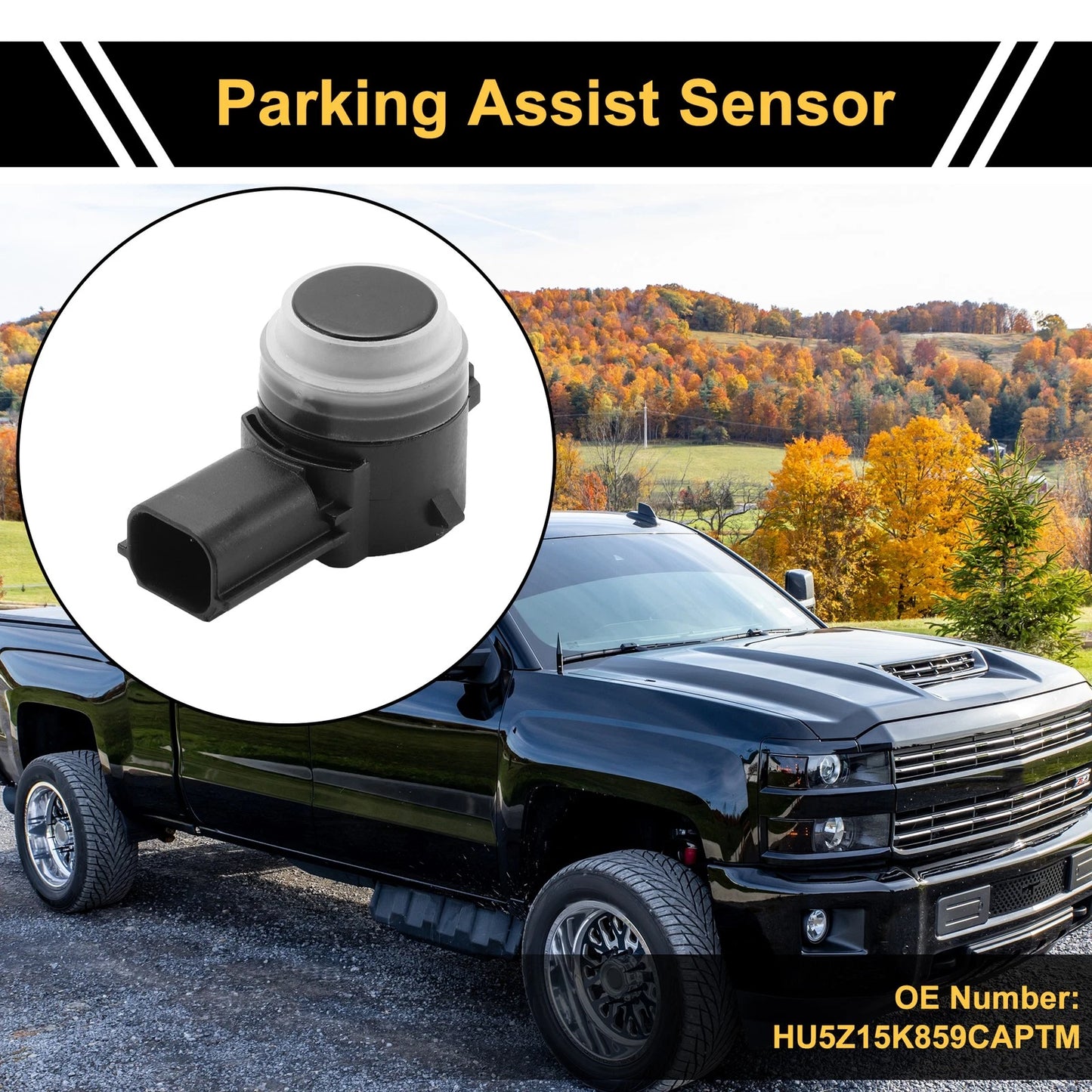 4 Pcs Backup Parking Sensors for Ford Ranger (2019-2023)