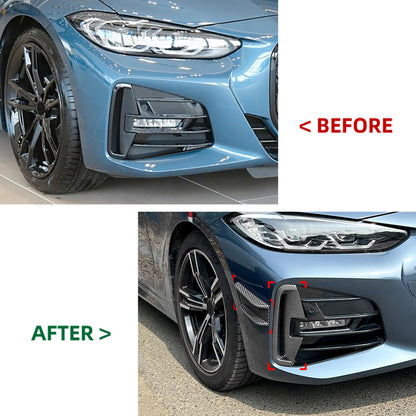 Gloss Black Air Vent Trims for BMW 4 Series G22 G23 M Sport (2020-2024)