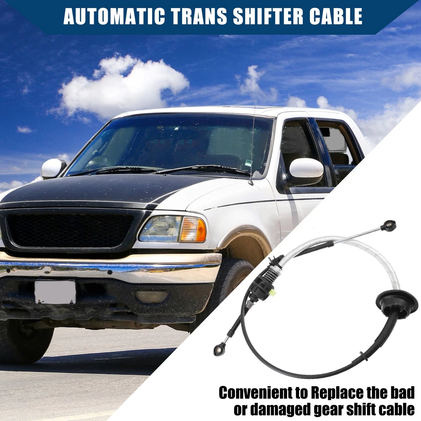 Automatic Transmission Gear Shift Lever Cable for Ford F150 (2004)