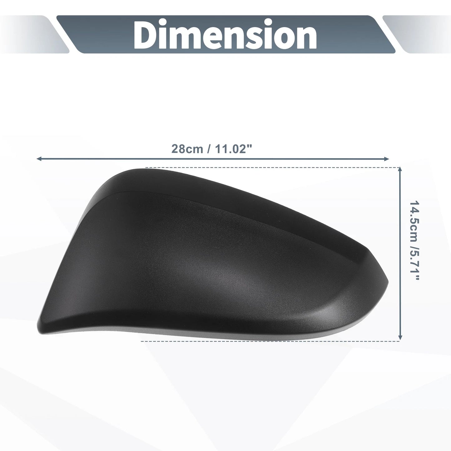Left Side Rearview Mirror Cover Cap for Toyota Hilux (2015-2020)