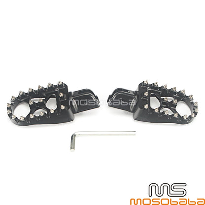 Wide Fat Foot Pegs for Harley Sport Glide, Street Bob, Breakout (2018-2023)