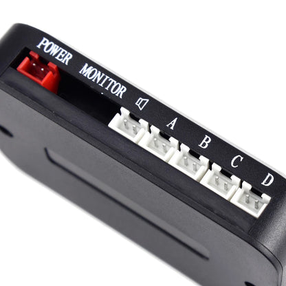 Auto Reverse Rear Parking Aid 4 x Transmitter Adjustable Radar Buzzer Alarm